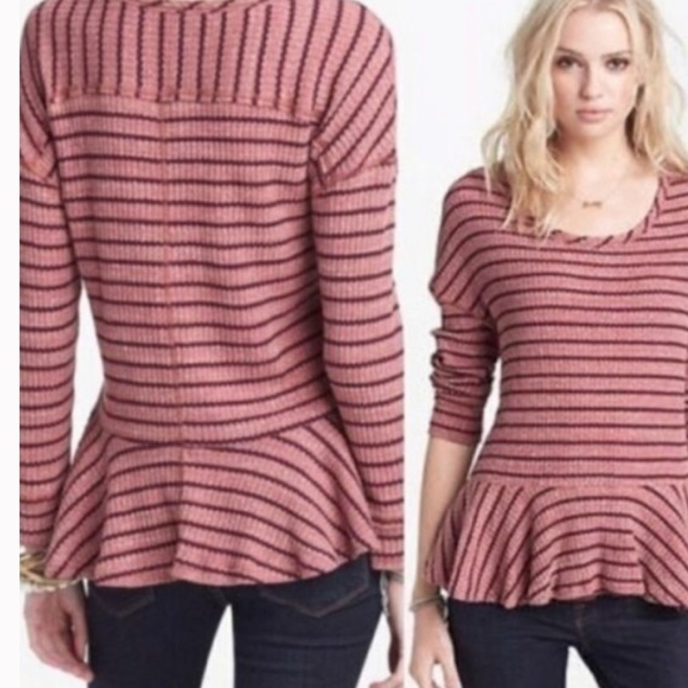 We the Free Aunty Em Striped Shirt